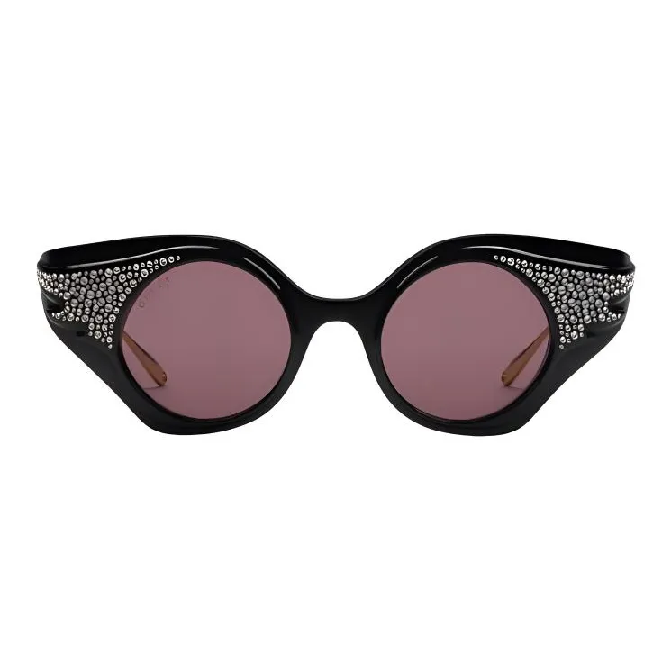 GUCCI Cat Eye Frame Recycled Acetate Sunglasses-1