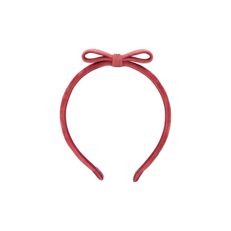 GUCCI Velvet Headbands Kids' Red-0