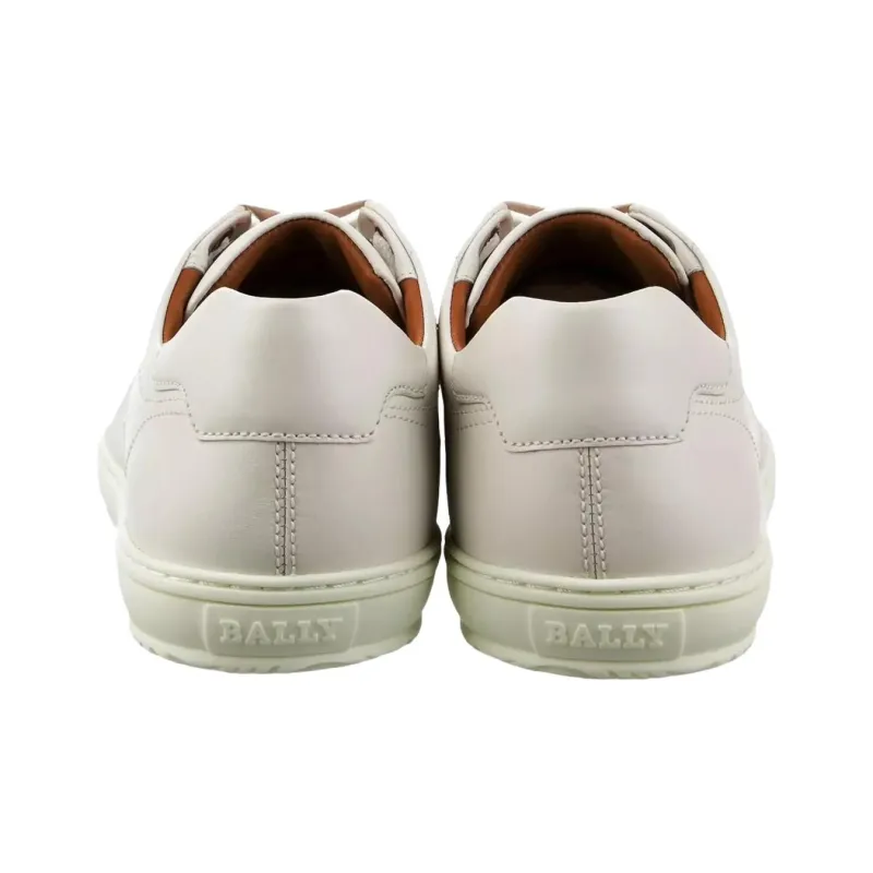 BALLY Orivel Low Top Skateboard Shoes Men's White-3