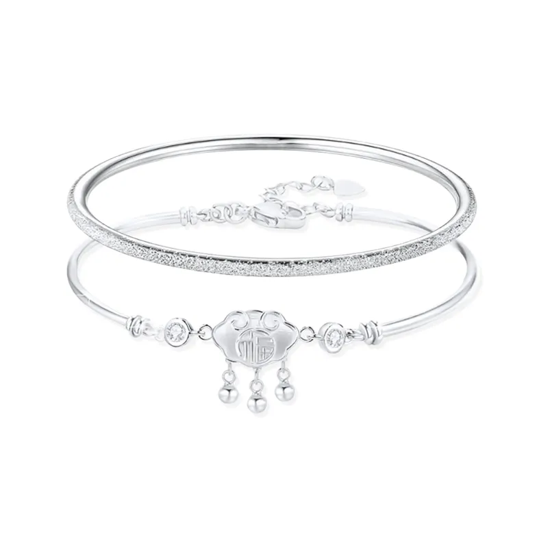 BTOE 999 Fine Silver Bangles Women's-0