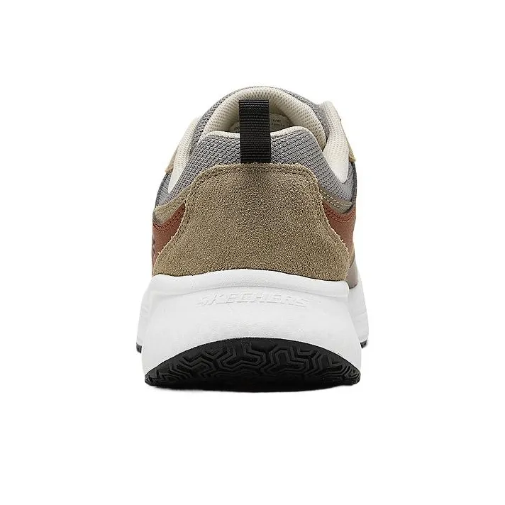 Skechers Wear Resistant Low Top Running Shoes Men's Taupe-3