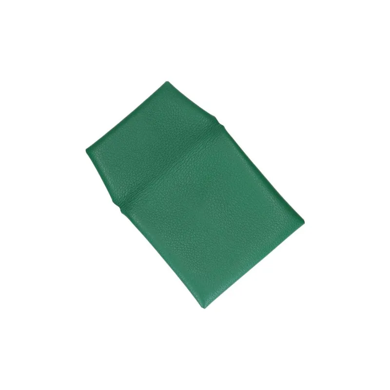 HERMES Bastia Evecolor Calfskin Coin Purse Card Holder Wallet Women's 1L Cactus Green-2
