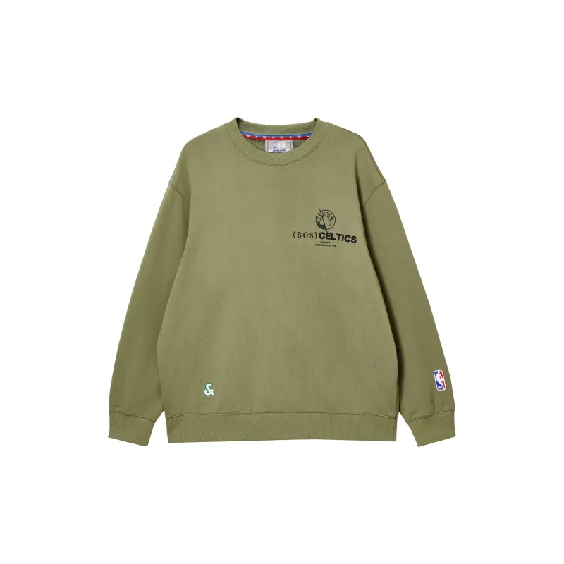 JACK JONES· x NBA JACK&JONESxNBA Sweatshirt Men's Oil Green-0