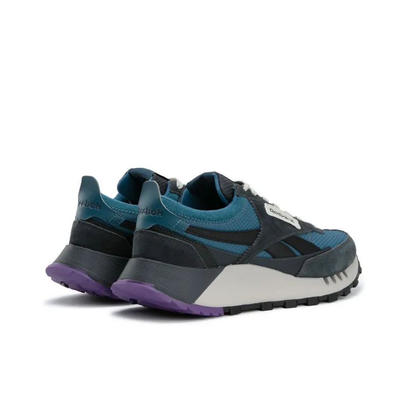 Reebok CL LEGACY W+ Anti Slip And Wear Resistant Height Increasing Low Top Running Shoes Unisex Black Blue-2