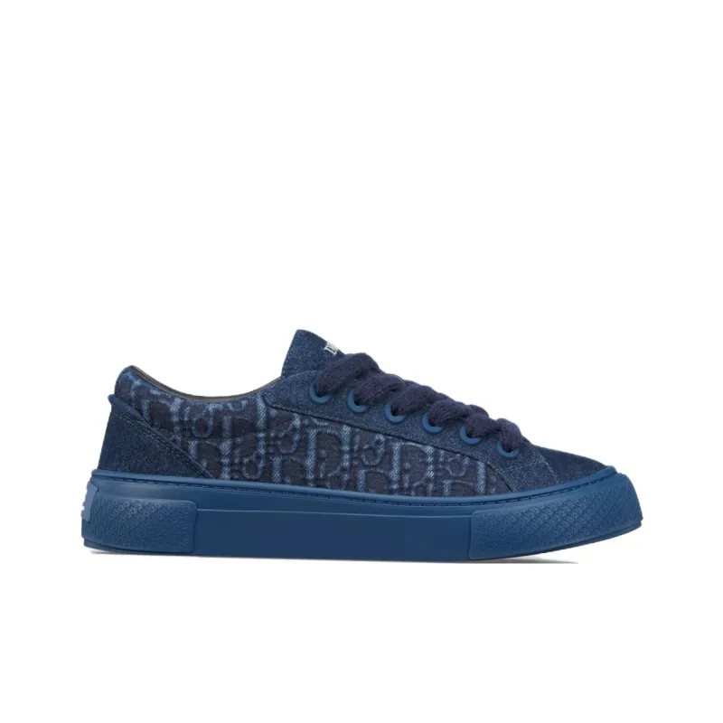 DIOR B33 Platform Shoes Low Top Skateboard Shoes Men's Blue-0