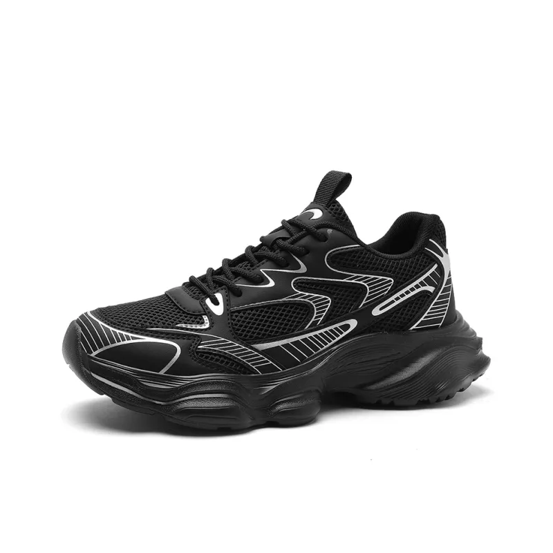 K bird Wear Resistant Breathable Height Increasing Low Top Chunky Sneakers Men's-8