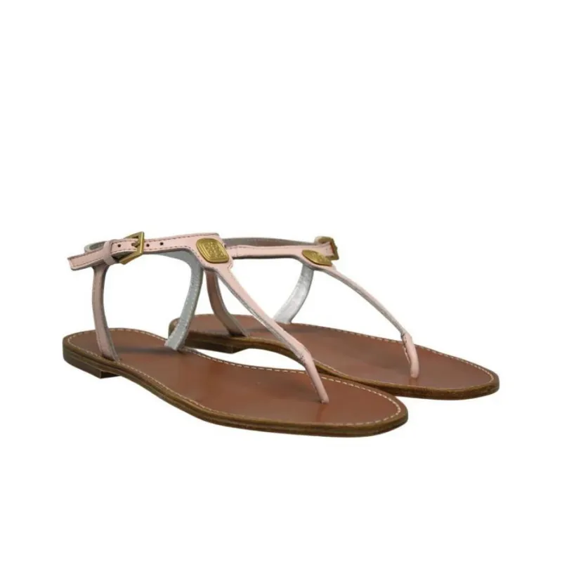 INES DE LA FRESSANGE One Strap Sandals Women's Brown-2
