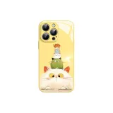 UN352 Stacked Cats[Lemon]Liquid Glass