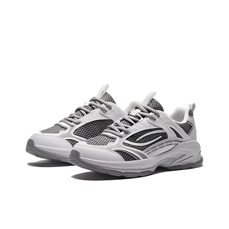Anta Millennium Glacier Slip Resistant Low Top Casual Shoes Women's Gray-2