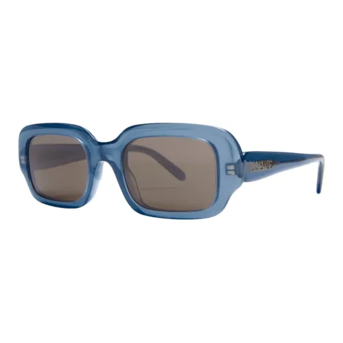 LOEWE Acetate Metal Rectangular Sunglasses Men's Blue