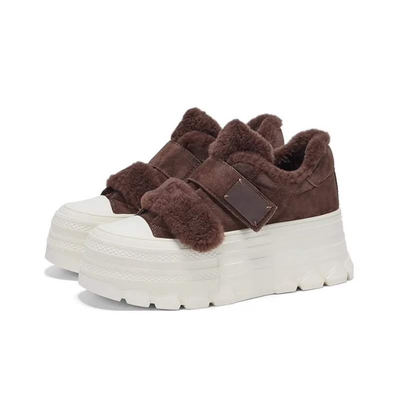 GG-CC Slip-Resistant Cushioning Wear-Resistant Height Increasing Low-Top Skateboard Shoes Women's-6