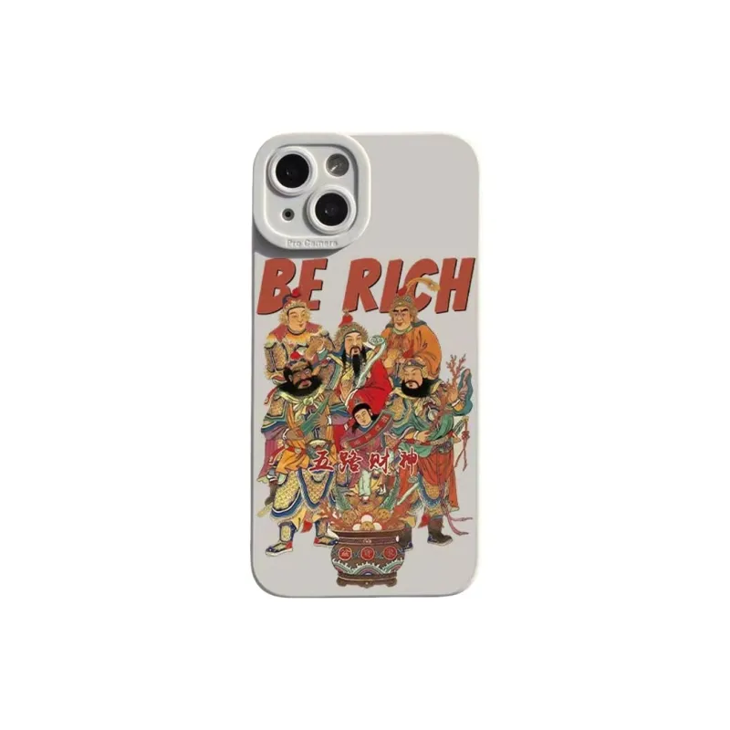 Beams TPU Material Five Elements Wealth Advanced Touch Phone Case Compatibility Iphone16/15/14/13/12/11Pro/ProMax/Plus-4
