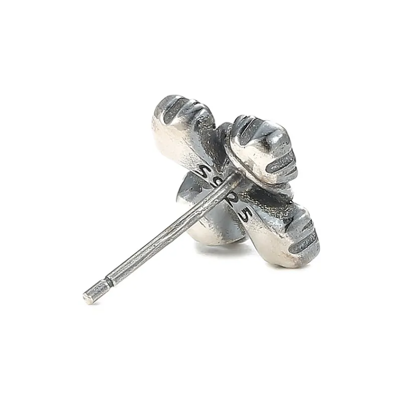 Ruibeila 925 Sterling Silver Stud Earrings Men's-2