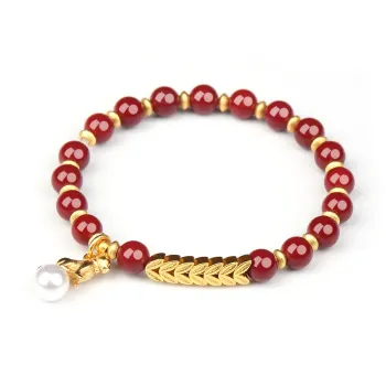 Moon Jewelry Cinnabar Bracelets Unisex