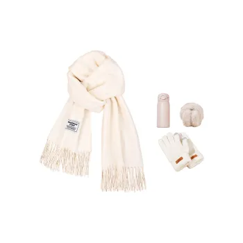 Warrior Polyester Plush Yarn Scarf Shawl Women's