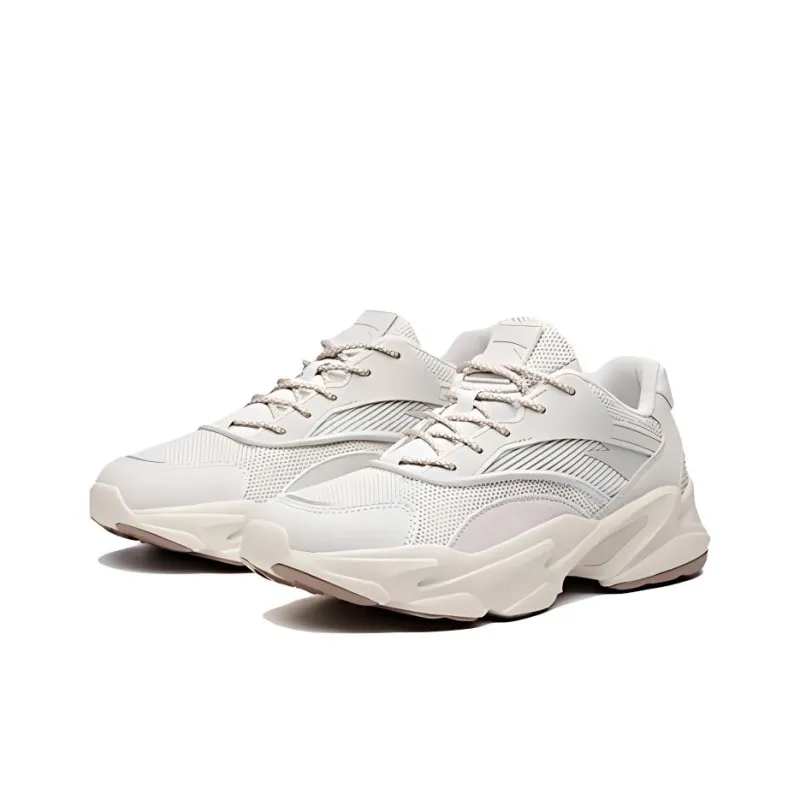 Anta Life Collection Anti-Slip And Wear-Resistant Warm Low-Top Chunky Sneakers Men's Gray-2