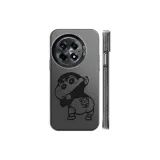 Transparent Black-Black with Shin-Chan Pointing at Butt