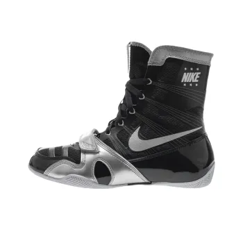 Nike HyperKO Anti Slip Wear Resistant High Top Training Shoes Men's Black