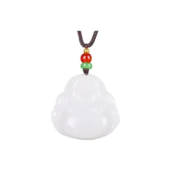 Gifts Golden Silk Jade Necklaces Unisex