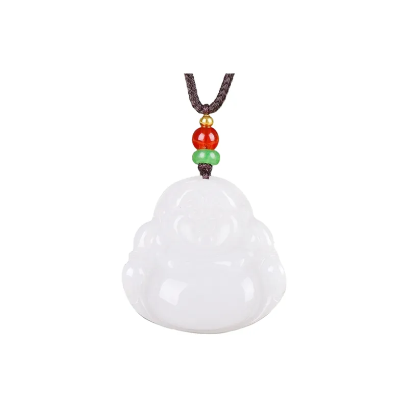 Gifts Golden Silk Jade Necklaces Unisex-0