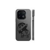 Transparent Black-Black with Shin-Chan Pointing at Butt