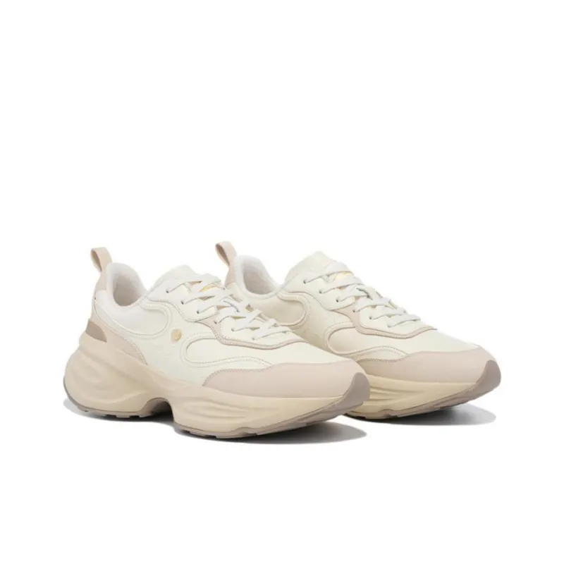 LI NING 1990 Clouds Shock Absorbers Rebound Low Top Running Shoes Men's Dusty Khaki-3