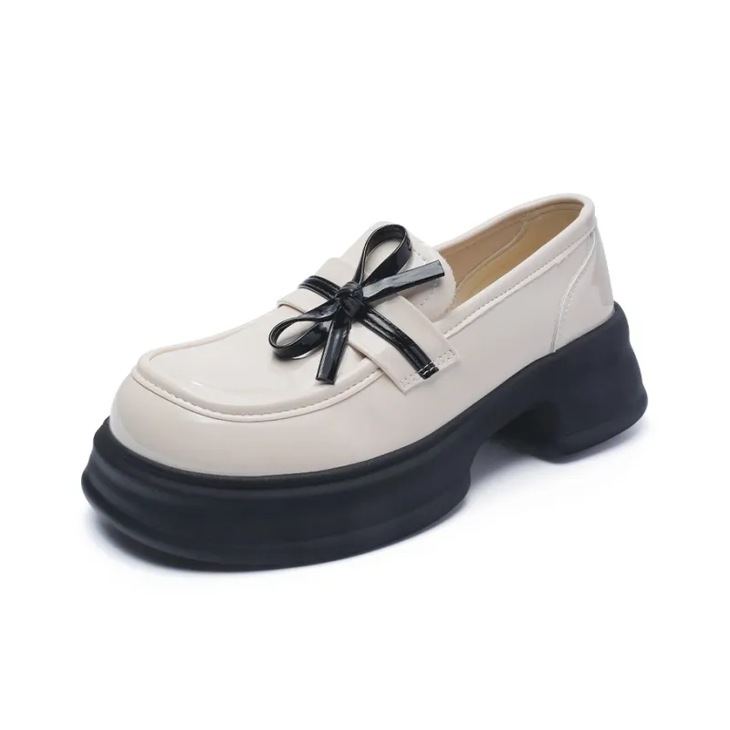 La Chapelle Loafers Women's Black/Beige-11