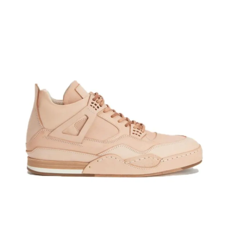 Hender Scheme High Top Skateboard Shoes Men's Natural-1