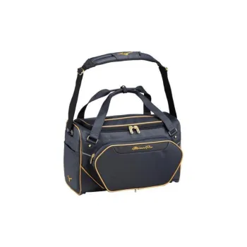 Mizuno Synthetic Leather Handbag Shoulder Bag Crossbody Bag Travel Bag Unisex Dark Blue