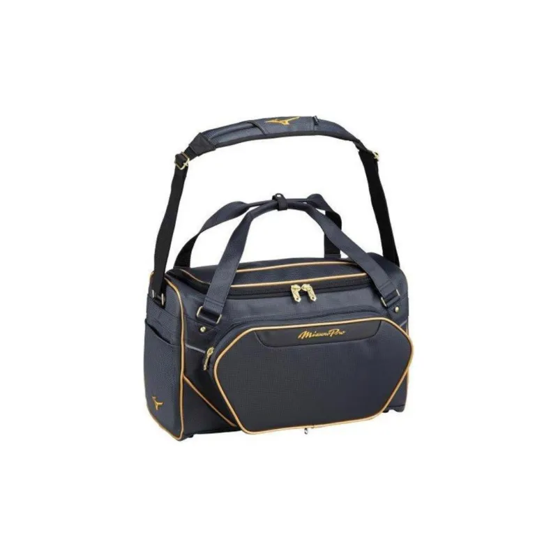 Mizuno Synthetic Leather Handbag Shoulder Bag Crossbody Bag Travel Bag Unisex Dark Blue-0