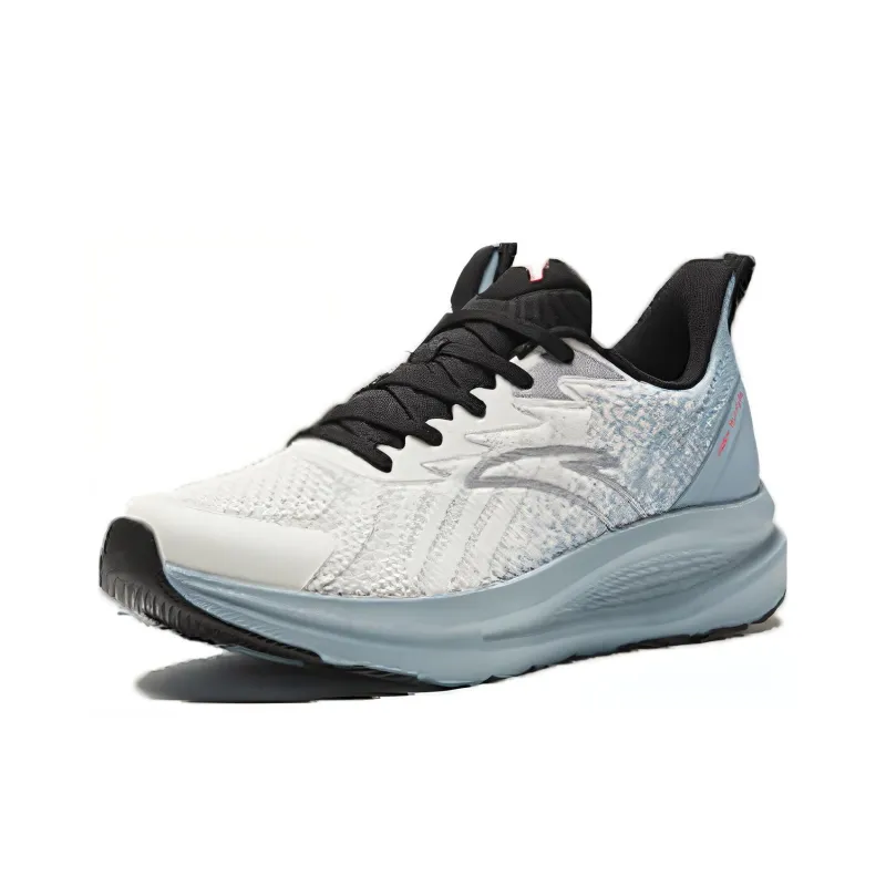 Anta Cloud Journey Cushioning Wear Resistant Low Top Casual Running Shoes Men's Gray-0