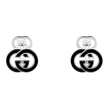GUCCI 941 Silver Cufflinks Unisex Silver