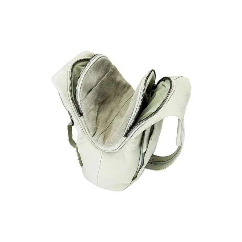 FREE PEOPLE Leather Backpack Small Size Women's White-3