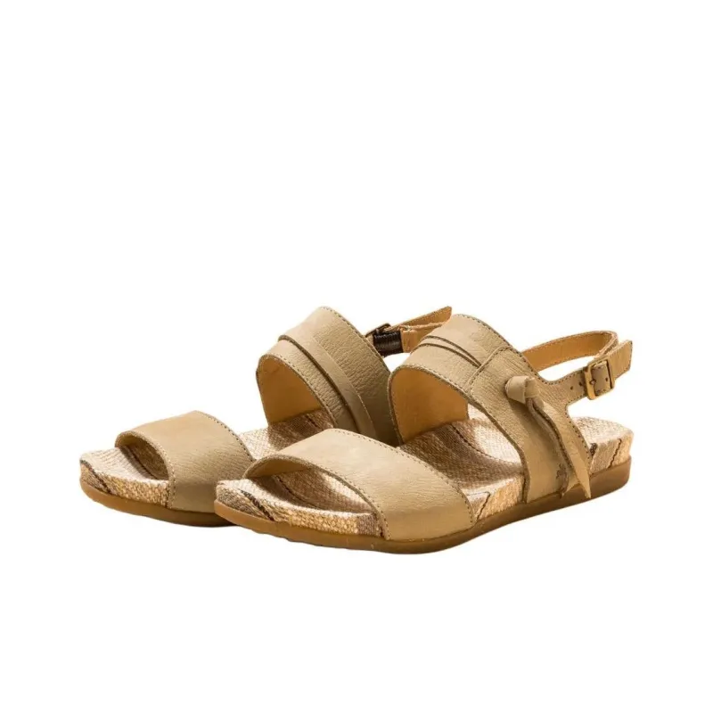 El Naturalista ZUMAIA Beach Sandals Women's Light Brown-1