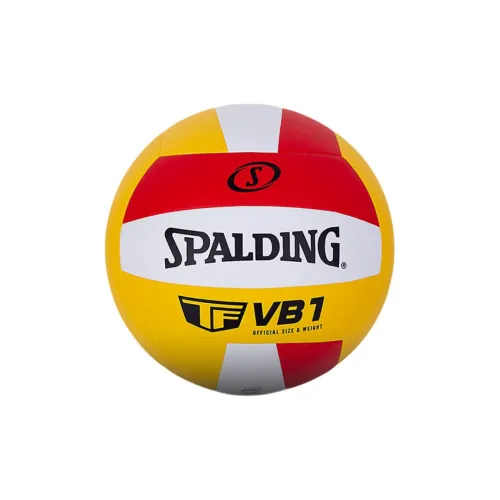 SPALDING TF Collection PU Size 5 Ball Volleyball Unisex Red Yellow