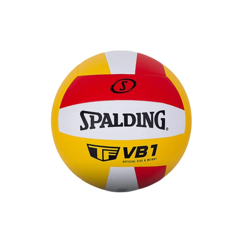 SPALDING TF Collection PU Size 5 Ball Volleyball Unisex Red Yellow-0