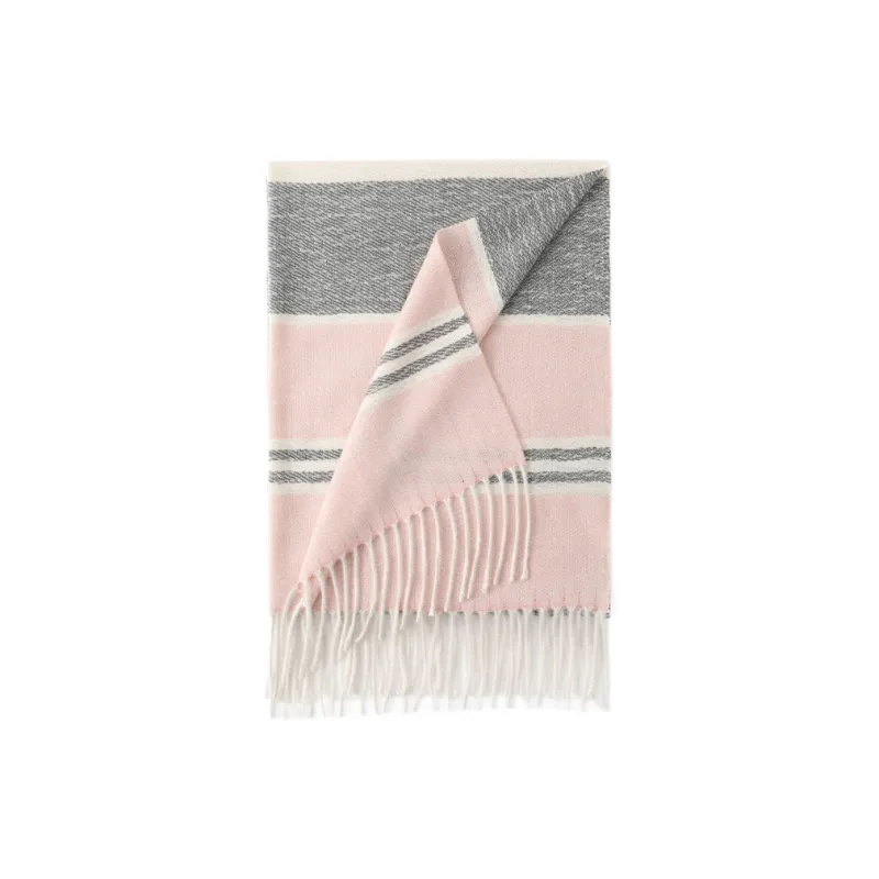 FREE RABBITⅡ Korean Style Fashion Elegance Versatile Warm Fringe Shawl Scarf Unisex-1
