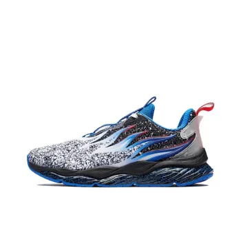 XTEP Windfire 22 Cushioning Slip Resistant Low Top Running Shoes Men's White Blue