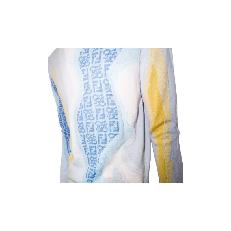 FENDI Sweaters Men Blue-3
