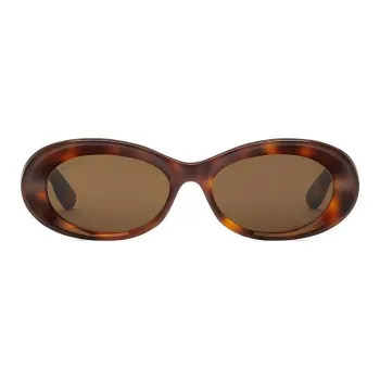 GUCCI Tortoiseshell Oval frame Sunglasses