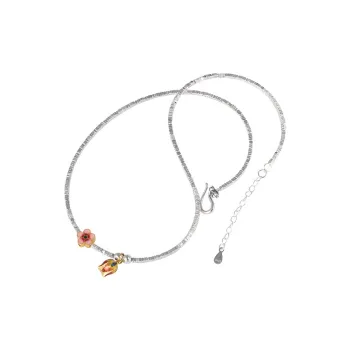JINLUWANG 925 Sterling Silver Necklaces Women's