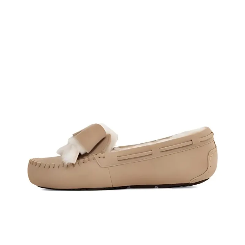 UGG Dakota Fur Bow 'Sand' Women's-0