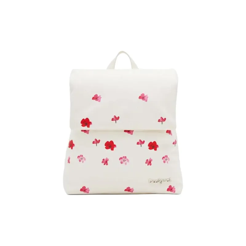 Desigual Polyurethane Backpack Regular Women's White-0