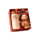 Classic Coffee 316 Insulated Cup+Christmas Bear+Greeting Card+Raffia+String Lights+Box+Shopping Bag
