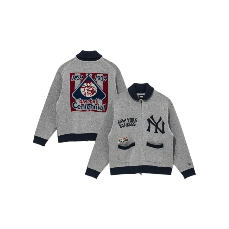 New Era x MLB Knitwear Unisex Gray-3
