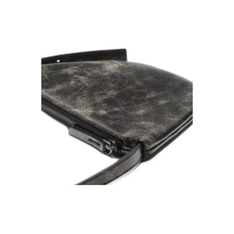ZARA Polyurethane Shoulder Bag Crossbody Bag Regular Men's Antique Silver-3