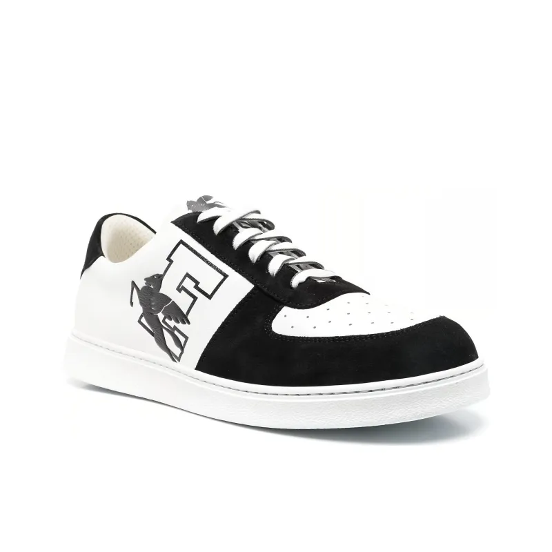 ETRO Logo print Panelled Sneakers-1