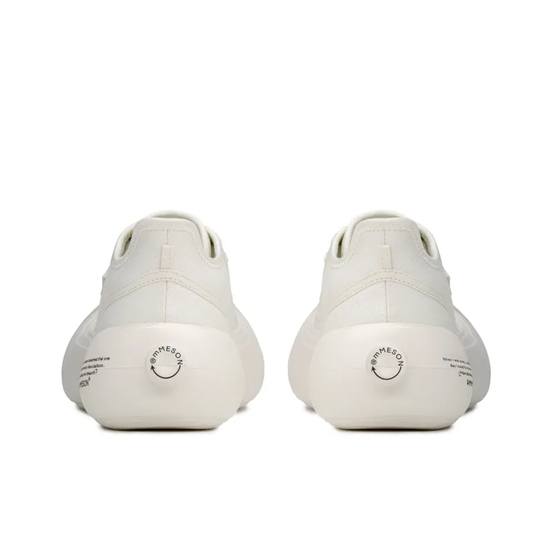 AMMESON Anti Slip Wear Resistant Low Top Skateboard Shoes Women's Pearl White-5