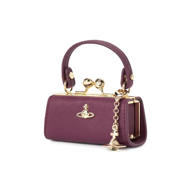 Vivienne Westwood Leather Handbag Mini Women's Purple-1