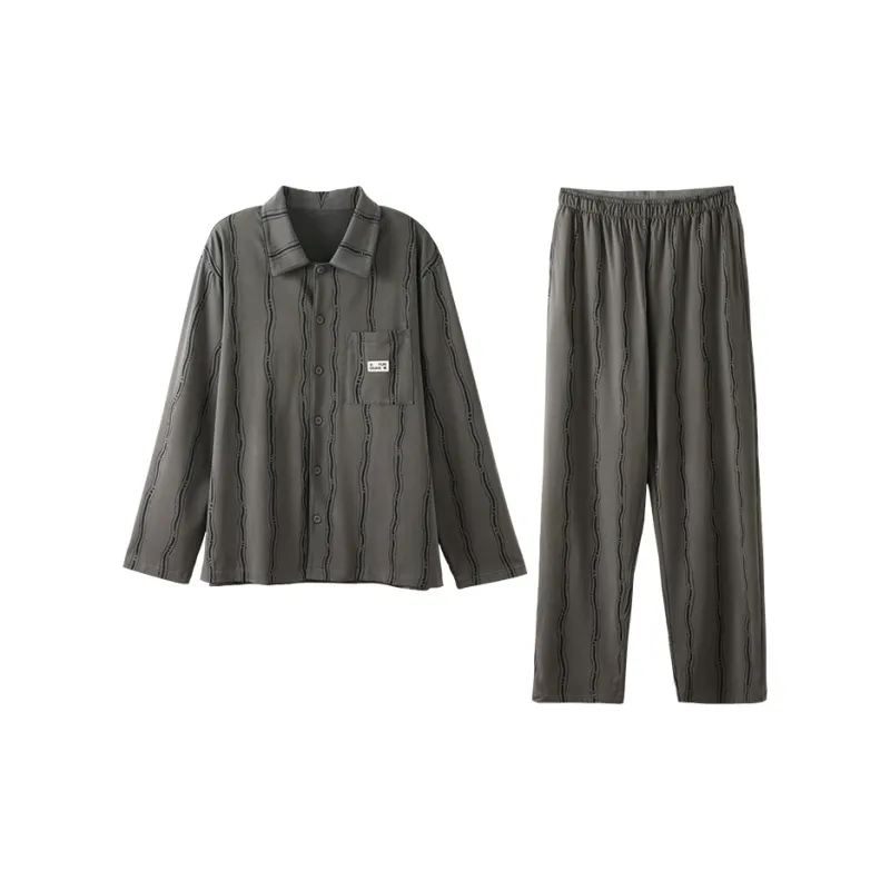 JINGYUN Pajama Set Men's Limestone-0